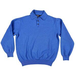 Neiman Marcus Blue Crewneck Sweater